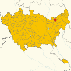 Map of Bussero (Metropolitan City of Milan, region Lombardy, Italy 2024)